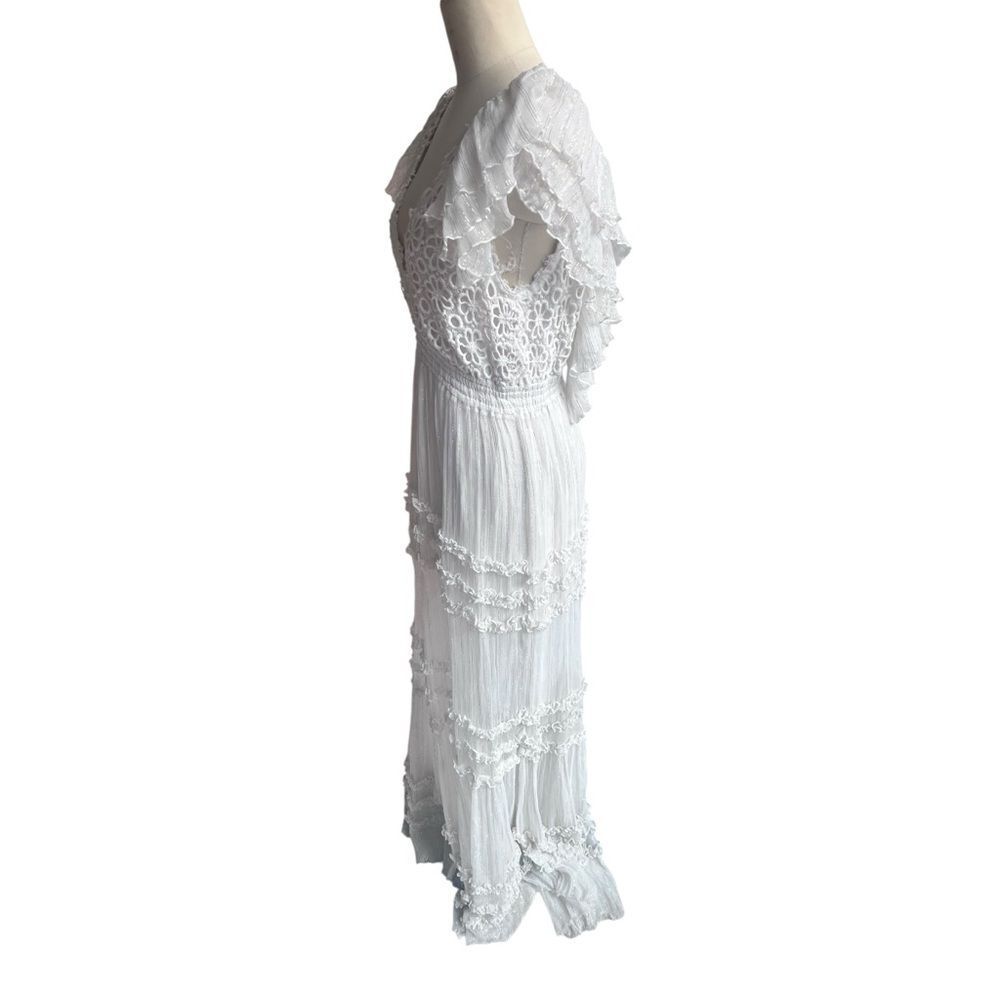 Free People Ivory Lace Maxi Dress - Picture 5 of 10